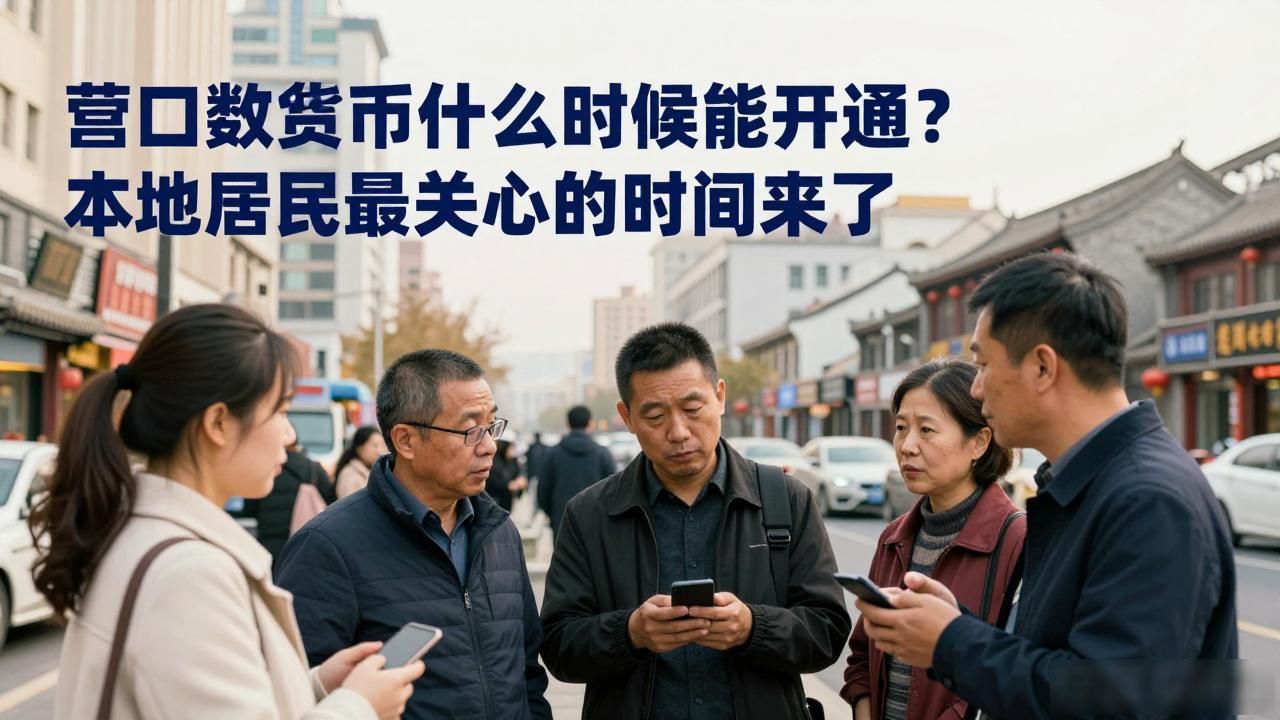 营口数字货币什么时候能开通?本地居民最关心的时间来了