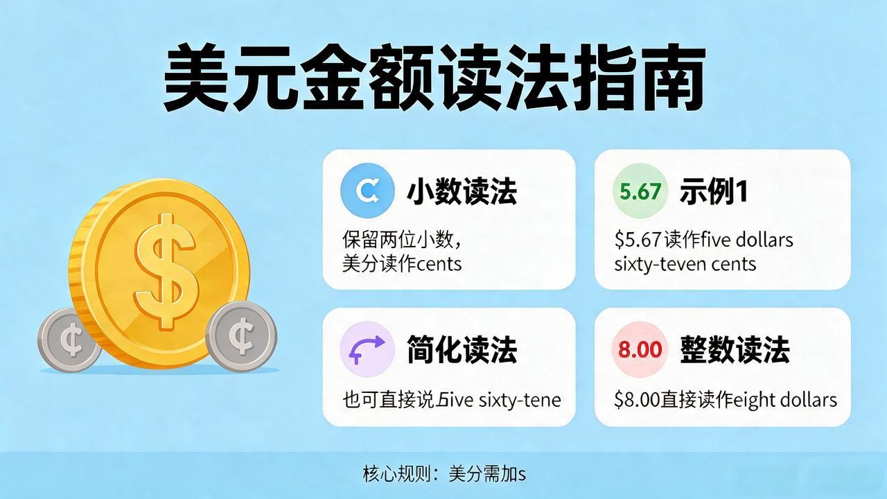 英文金额怎么读?一文搞定货币数字读法