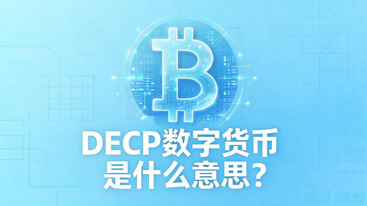 DECP数字货币是什么意思?一文读懂中国数字人民币核心概念